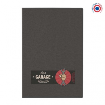 PORTE-CARTE GRISE PVC MAT