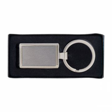 Porte-clés métal rectangle