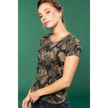 T-shirt camo manches...