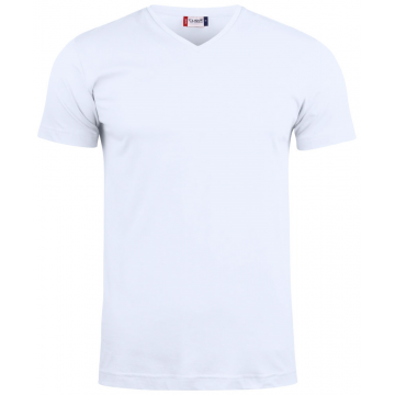 Basic-T V-neck White