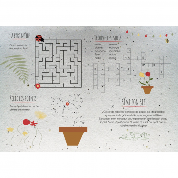 Set de table Graines