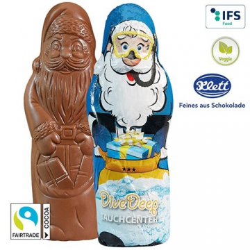 Père Noël en chocolat MAXI