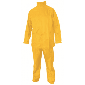 ENSEMBLE DE PLUIE NYLON JAUNE