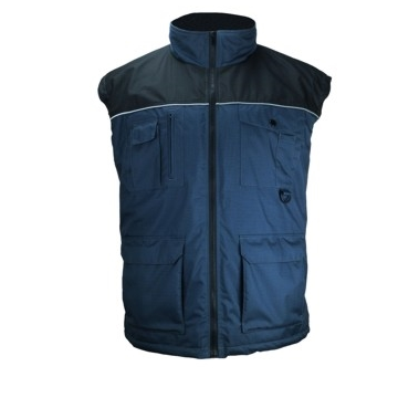 GILET RIPSTOP MARINE/NOIR