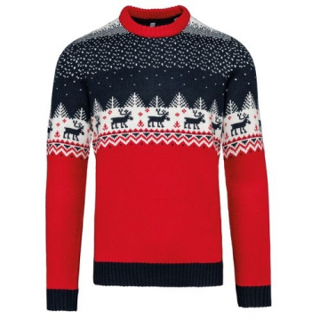 Pullover col rond de Noël...