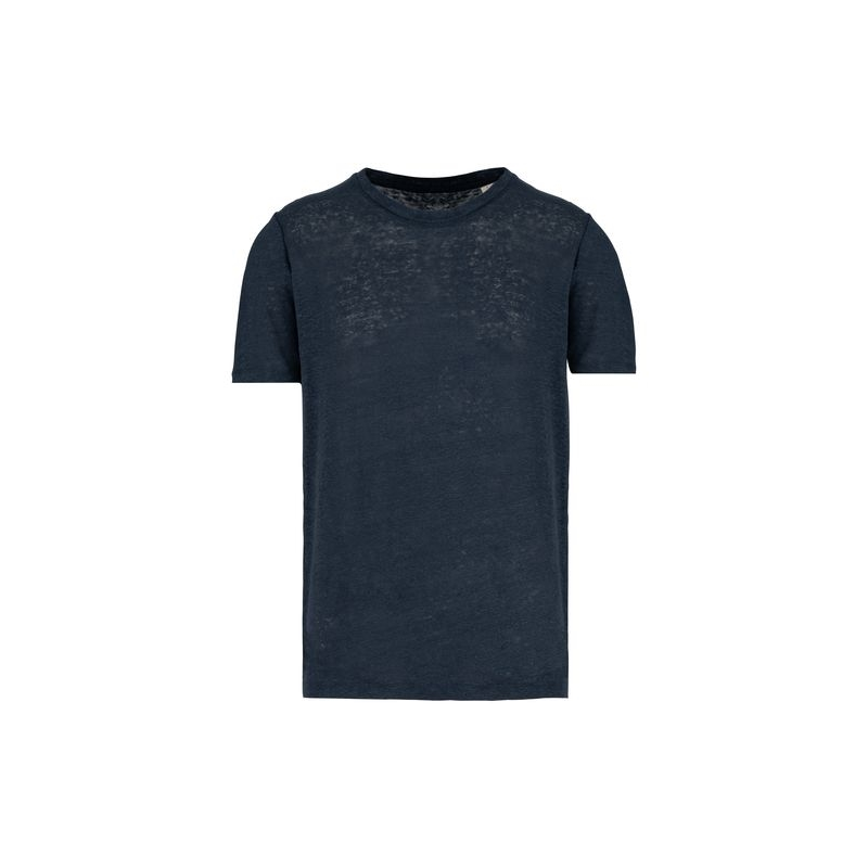 T-shirt en lin col rond homme - 190g