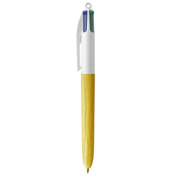 BIC® 4 Couleurs Wood Style...