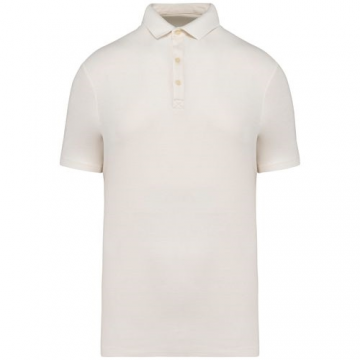 Polo maille gaufrée homme -...