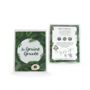 Graines gravées en sachet...